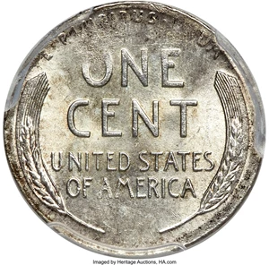 image for: 1958 1C Lincoln Cent -- Struck on a Silver Dime Planchet -- MS63 PCGS....