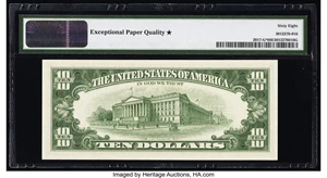 image for: Fr. 2017-G* $10 1963A Federal Reserve Star Note. PMG Superb Gem Unc 68 EPQ*....