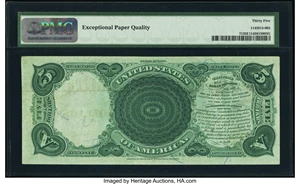 image for: Fr. 71 $5 1880 Legal Tender PMG Choice Very Fine 35 EPQ....