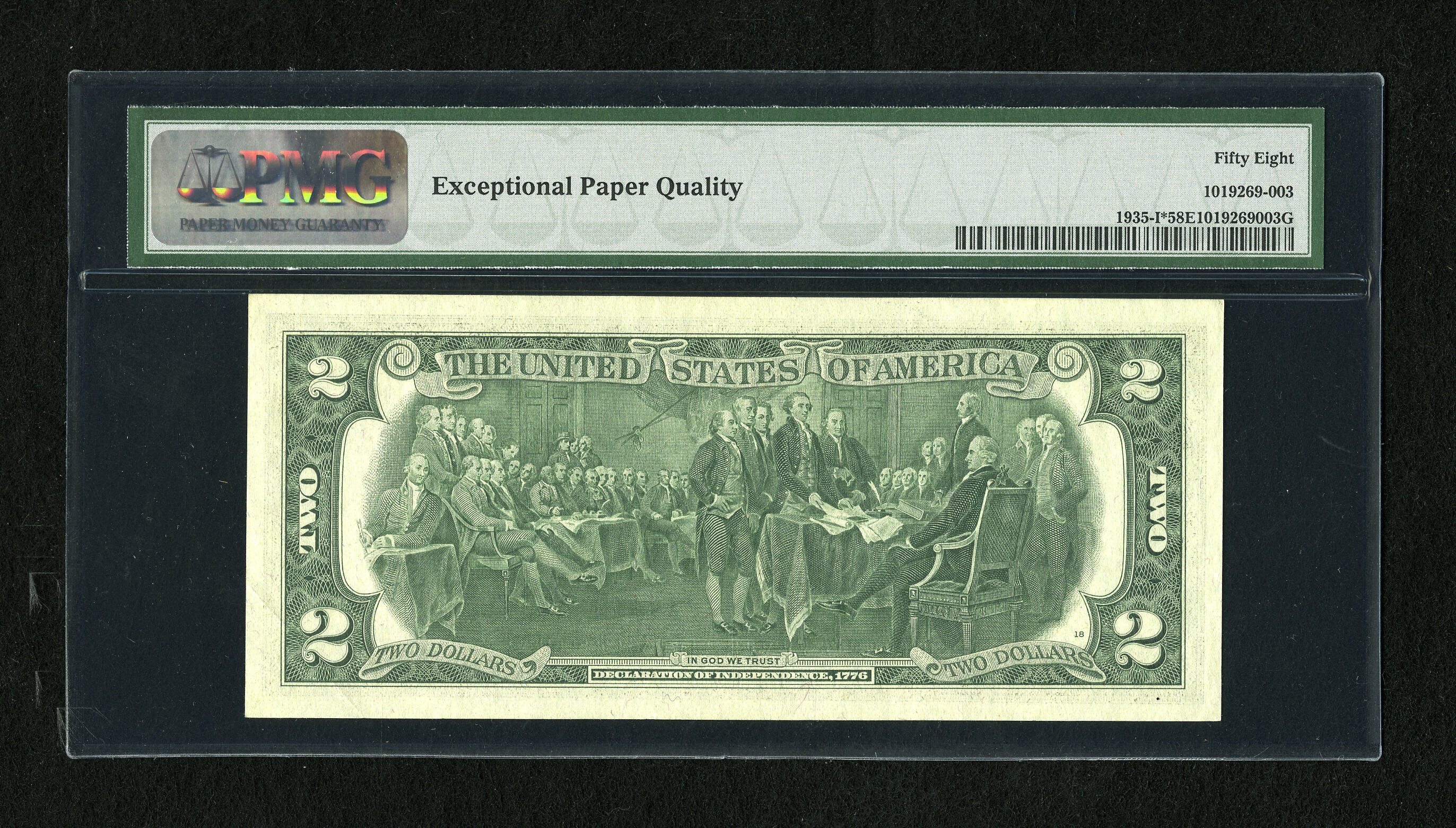 image for: Fr. 1935-I* $2 1976 Federal Reserve Note. PMG Choice About Uncirculated 58 EPQ....