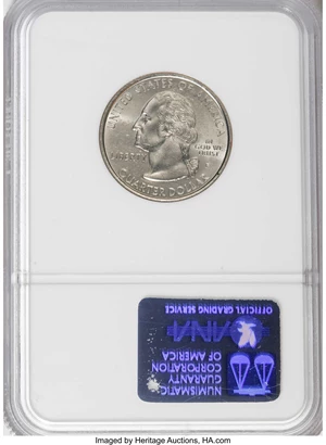 image for: 1999-P 25C Sample Delaware NGC. Although NGC failed to designate a grade, we believe it's a MS63. NGC Census: (0/0). PCGS ...