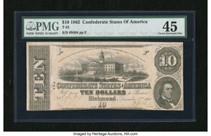 image for: T52 $10 1862....