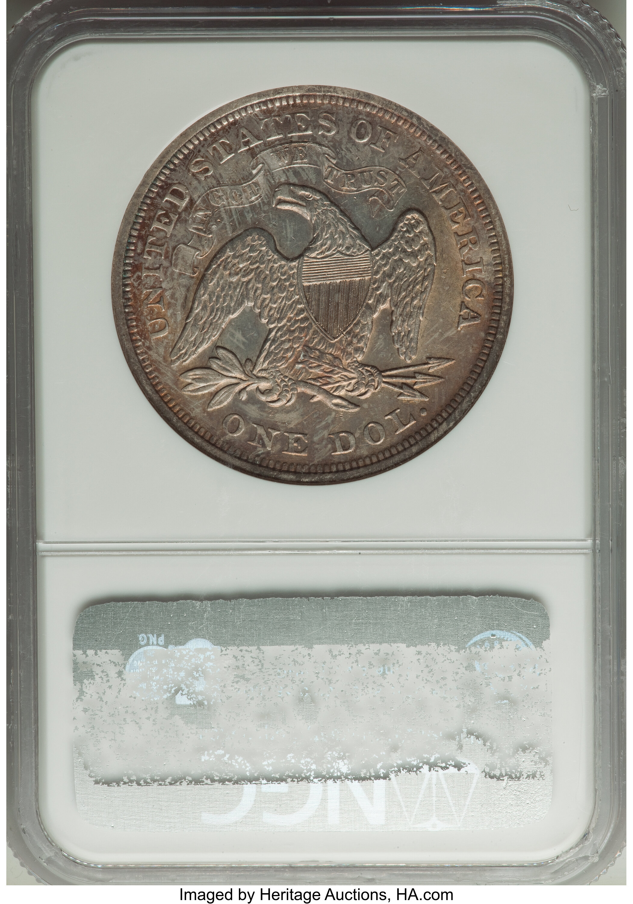 1871 $1 MS64 CAC thumbnail 8