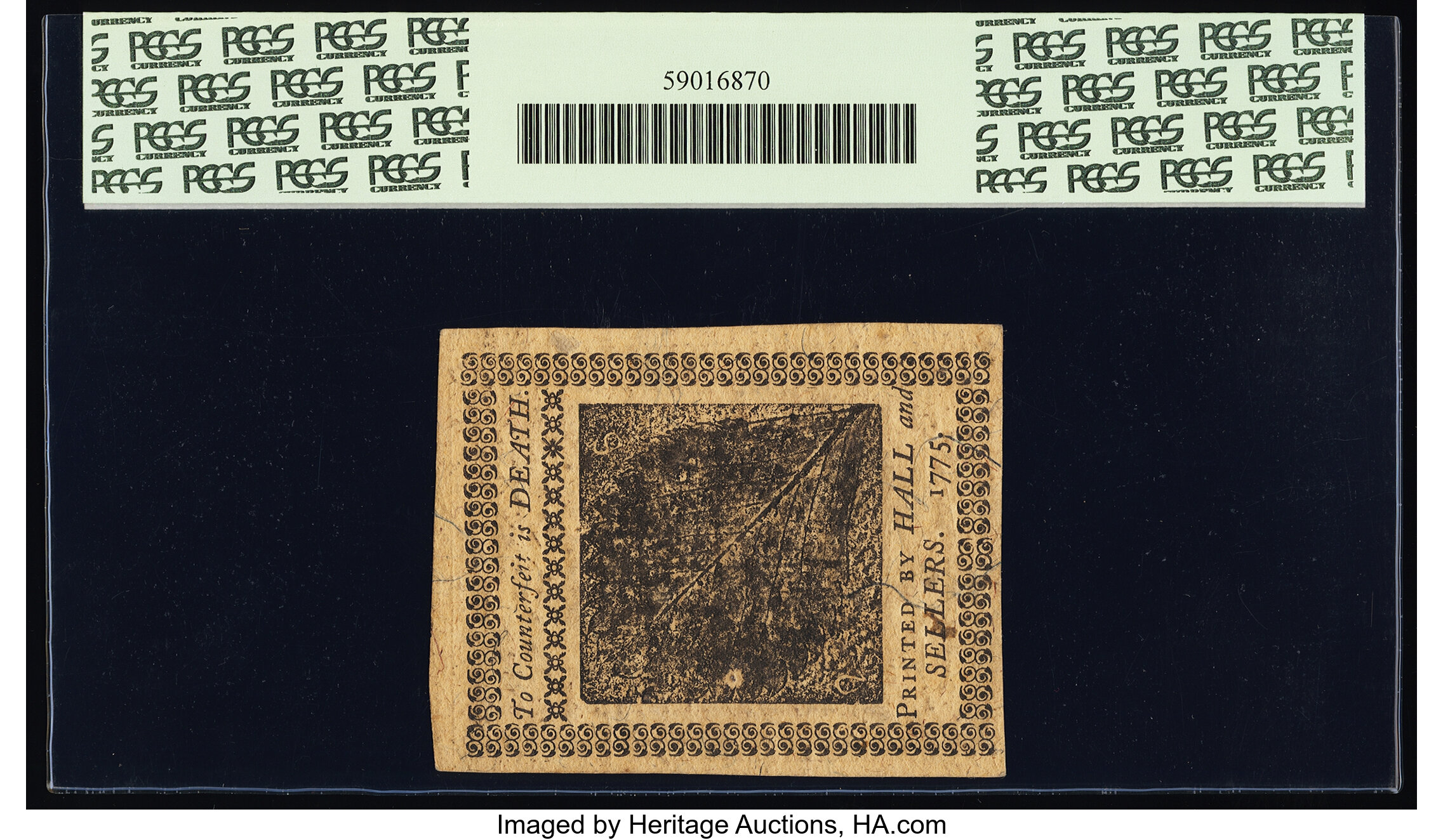 image for: Pennsylvania October 25, 1775 2s PCGS Very Choice New 64PPQ....