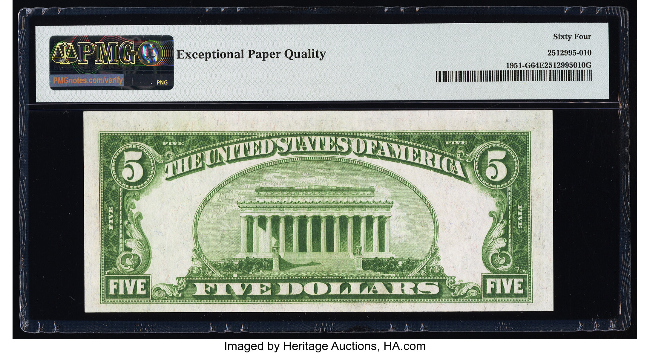 image for: Fr. 1951-G $5 1928A Federal Reserve Note. PMG Choice Uncirculated 64 EPQ....