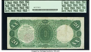 image for: Fr. 141 $20 1880 Legal Tender PCGS Very Fine 25....