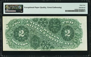 image for: Fr. 243 $2 1886 Silver Certificate PMG Choice Uncirculated 64 EPQ....