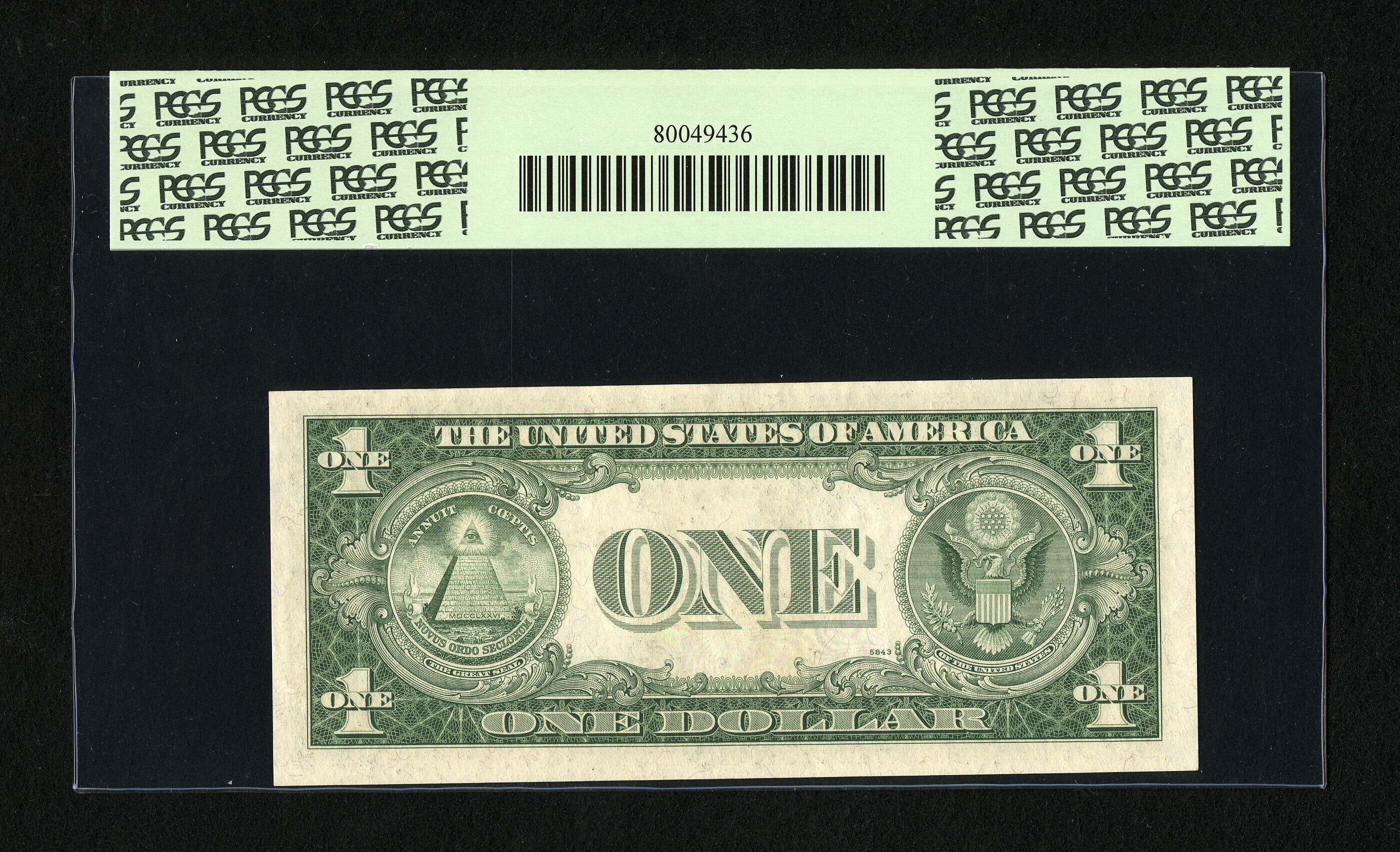 image for: Fr. 1614* $1 1935E Silver Certificate Star. PCGS Gem New 65PPQ....