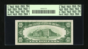 image for: Fr. 2002-D $10 1928B Light Green Seal Federal Reserve Note. PCGS Gem New 65PPQ....