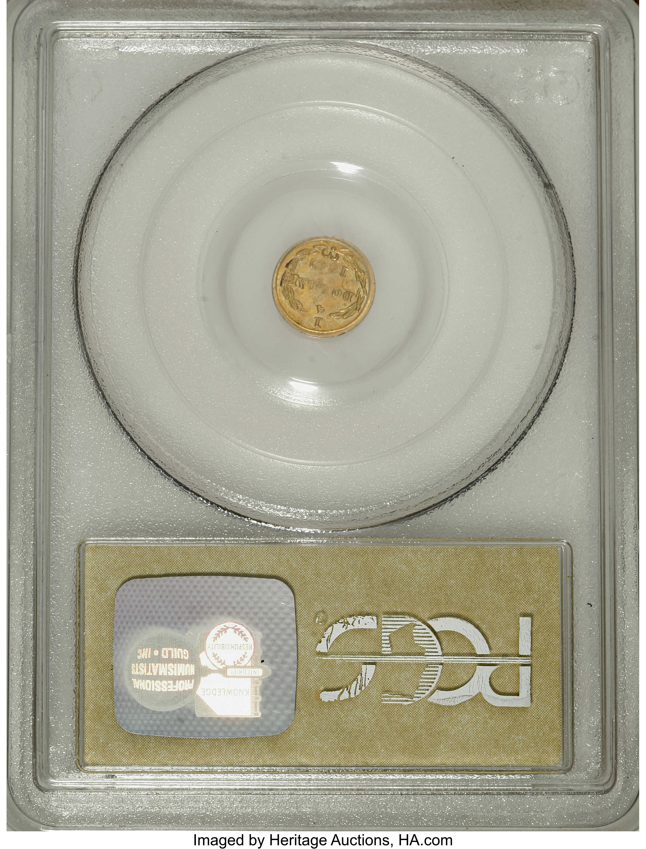 image for: 1867 25C Liberty Round 25 Cents, BG-805, Low R.5, MS65 PCGS. An unabraded Gem with moderate softness of strike on the 86 in...