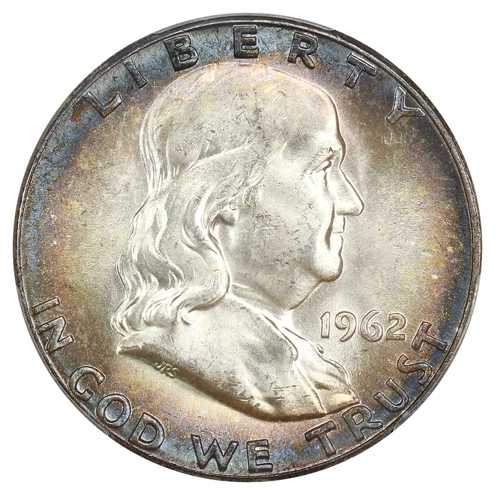 1962 50c PCGS MS65
