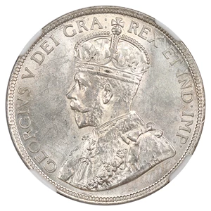 image for: Canada: 1919 50C NGC MS62 (KM-25)