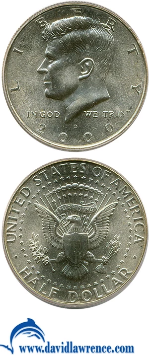 image for: 2000-D 50c PCGS MS66