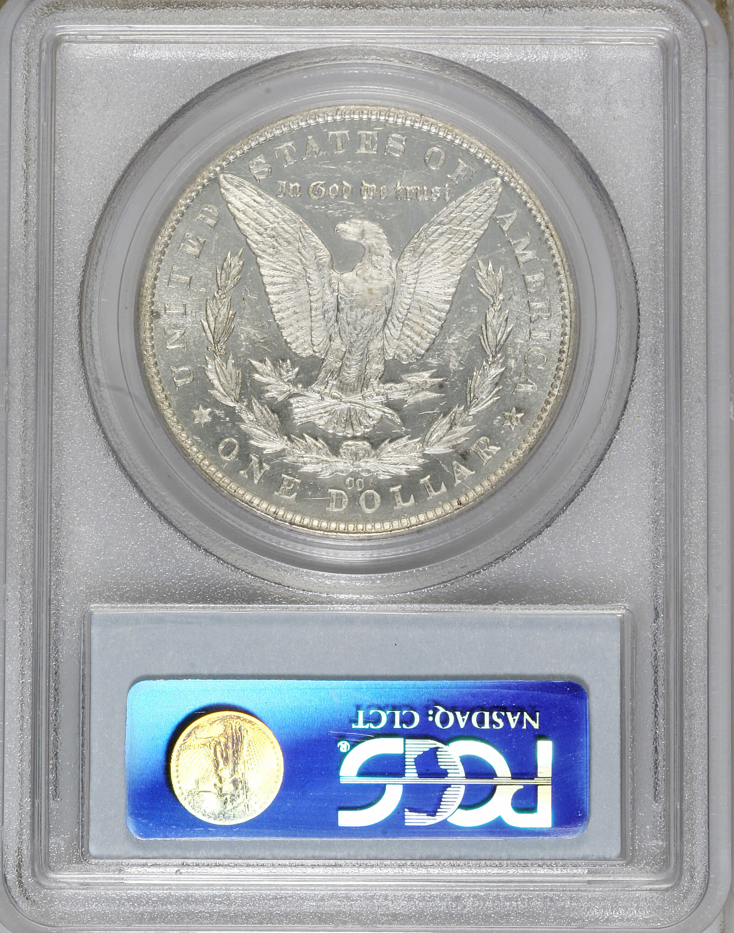 image for: 1892-CC $1 MS62 Deep Mirror Prooflike PCGS. Outstanding deeply mirrored fields establish exce...