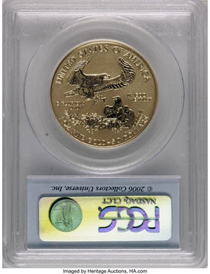 image for: 2006-W $50 One-Ounce Gold Reverse Proof PR69 Deep Cameo PCGS. A pristine and flawless representative of this limited issue,...