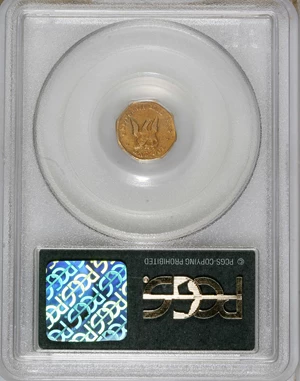 image for: 1854 $1 Large Eagle Octagonal 1 Dollar, BG-534, High R.6, XF40 PCGS. BG-534 is coveted for two major reasons. First, it is ...