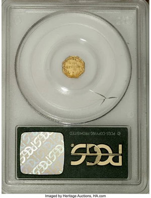 image for: 1868 25C Liberty Octagonal 25 Cents, BG-711, R.4, MS65 PCGS. The luminous almond-gold fields are splendidly smooth, and the...