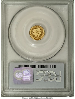image for: 1872 $1 Indian Round 1 Dollar, BG-1207, R.4, MS62 PCGS. There are only three Breen-Gillio varieties of Period Two Indian ro...