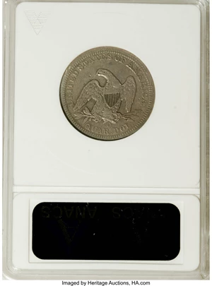 image for: 1855-O 25C Arrows--Cleaned--ANACS. VF30 Details. NGC Census: (4/24). PCGS Population (0/10). Mintage: 176,000. Numismedia W...