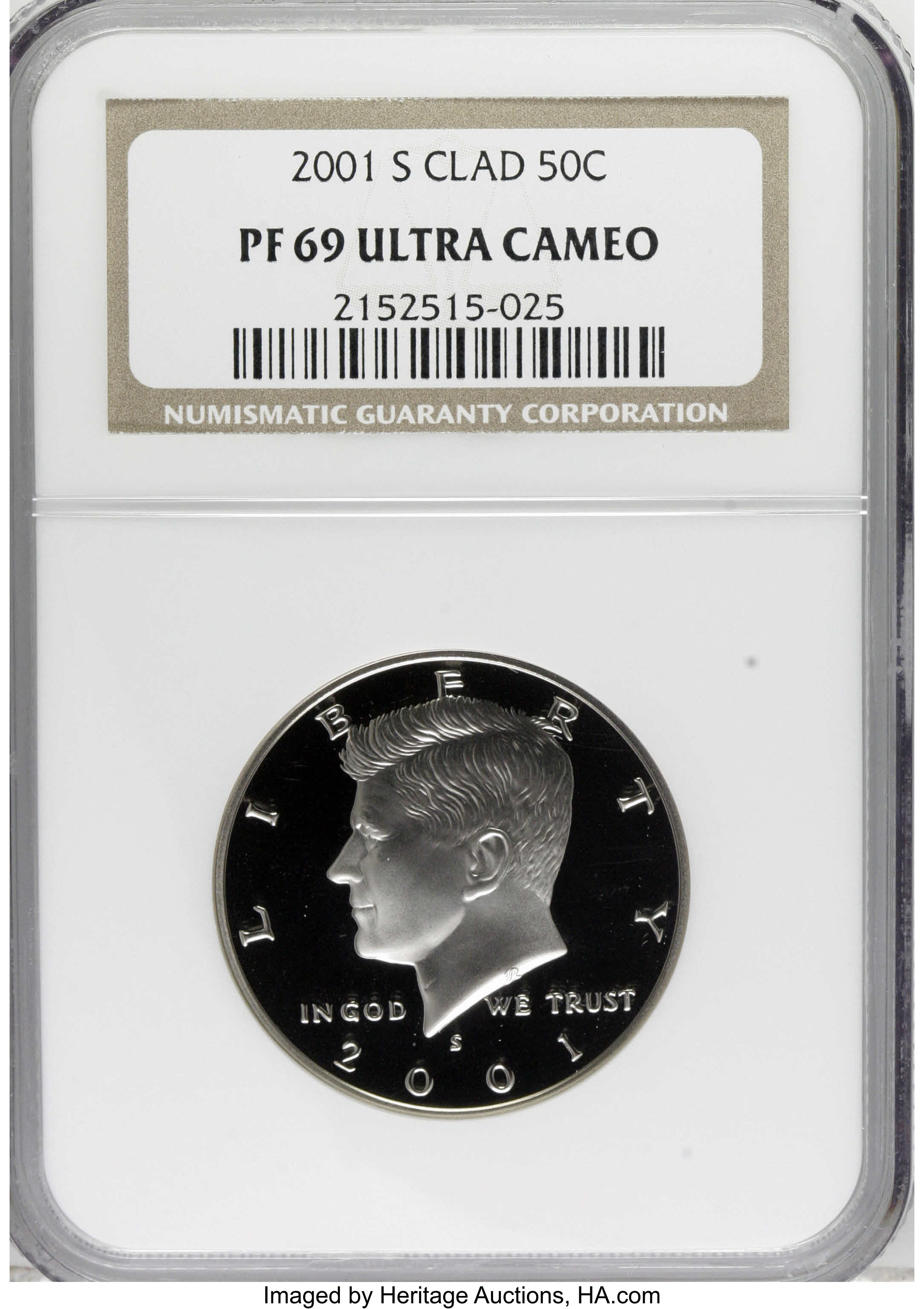 image for: (3)2001-S 50C Clad PR 69 Deep Cameo NGC.... (Total: 3 Coins)