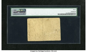 image for: Virginia October 7, 1776 $6 PMG Choice Fine 15. This Fine note exhibits a couple of folds with bold signatures and solid pri...