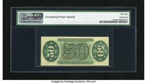 image for: Fr. 1361 50c Third Issue Justice PMG Choice About Uncirculated 58 EPQ.