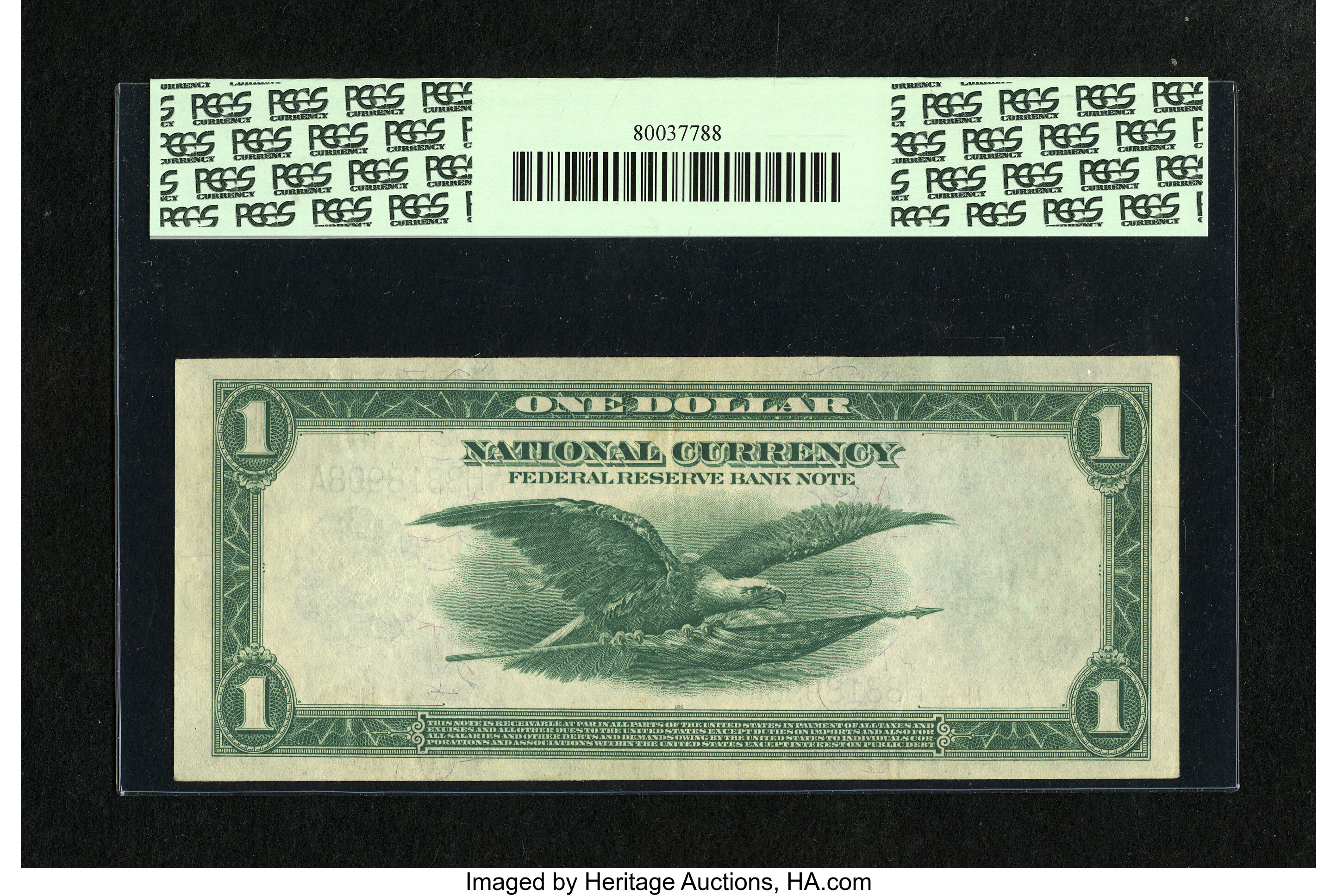 image for: Fr. 730 $1 1918 Federal Reserve Bank Note PCGS Extremely Fine 45PPQ. This is a pleasing St. Louis Ace that retains nice colo...