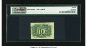 image for: Fr. 1244 10c Second Issue PMG Choice Uncirculated 64 EPQ....