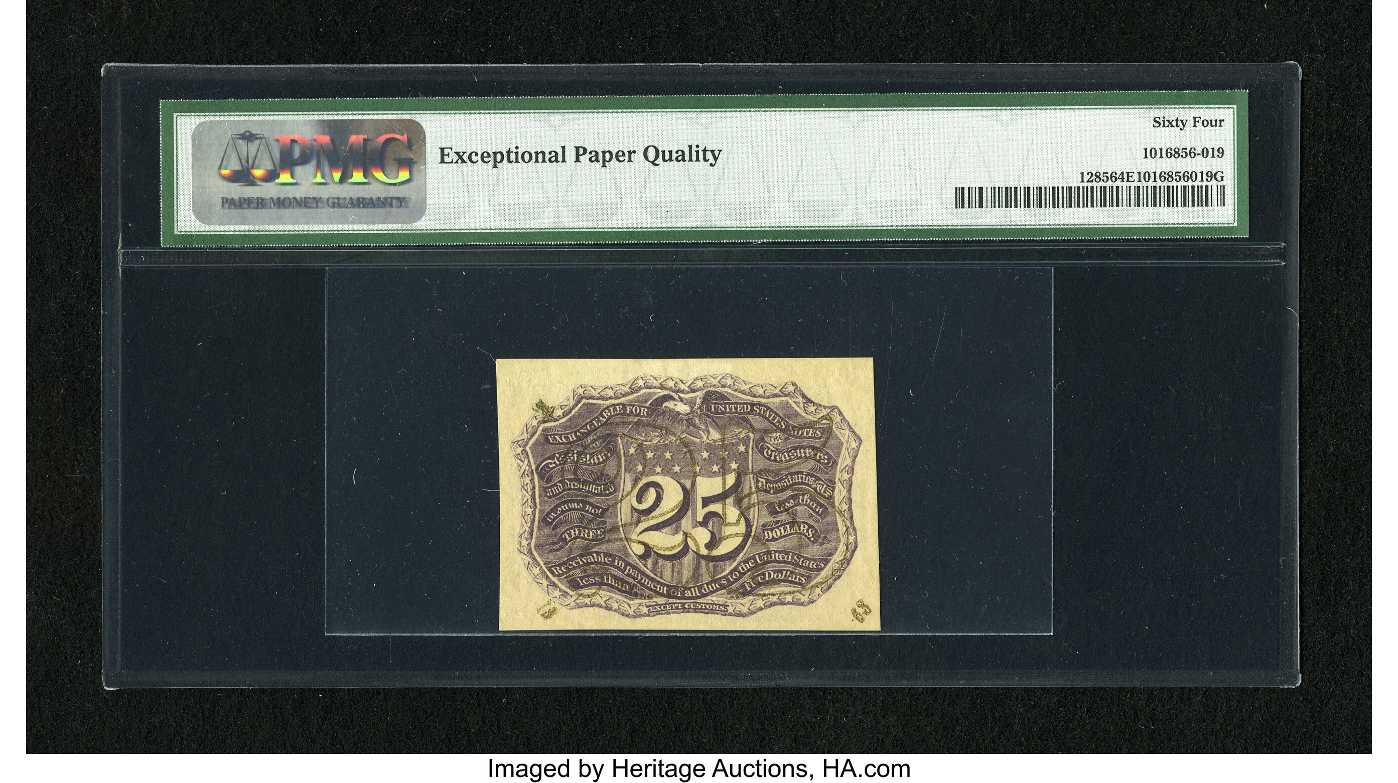 image for: Fr. 1285 25c Second Issue PMG Choice Uncirculated 64 EPQ....