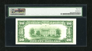 image for: Fr. 2055-G $20 1934A Mule Federal Reserve Note. PMG Choice Uncirculated 64....