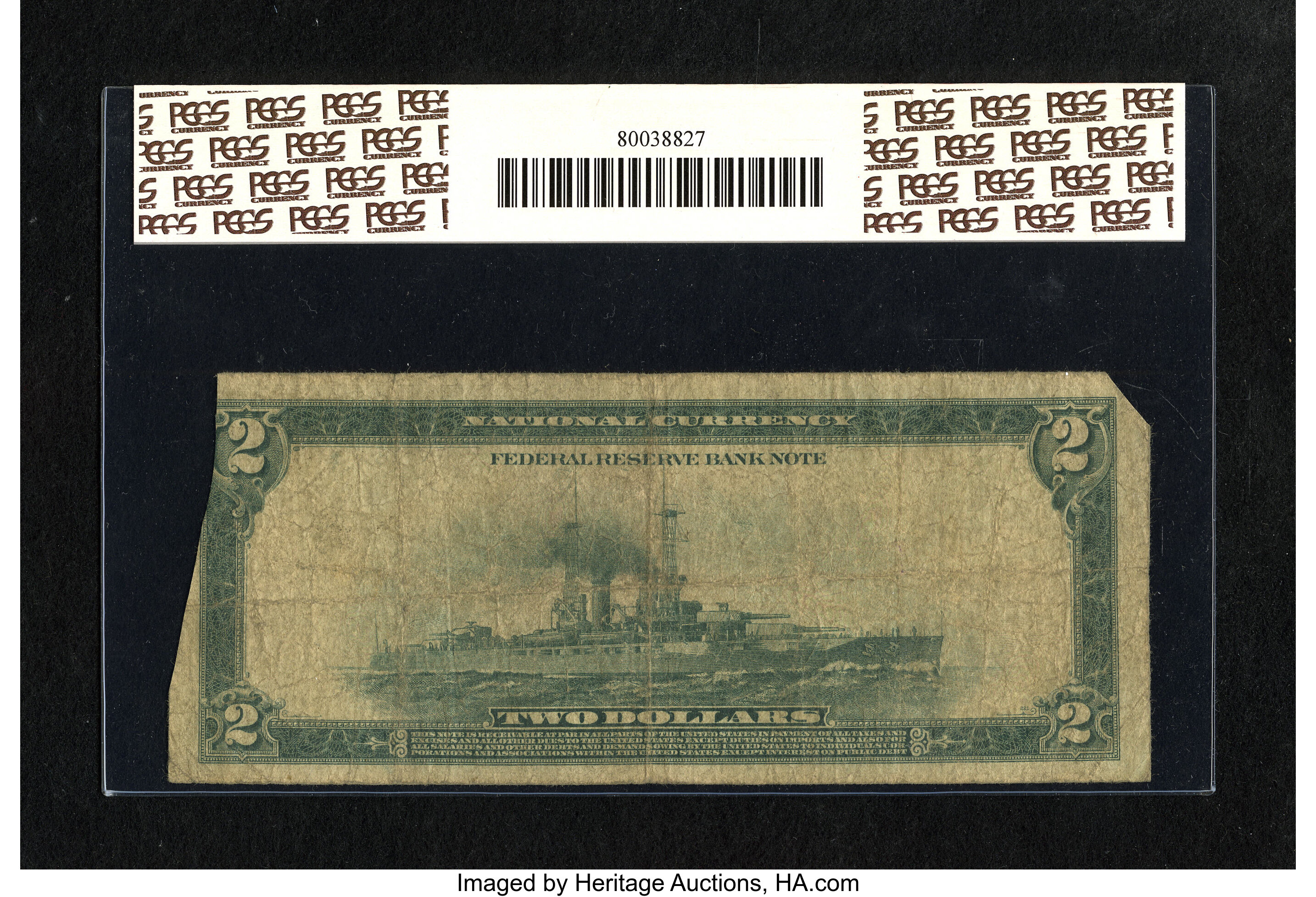 image for: Fr. 764 $2 1918 Federal Reserve Bank Note PCGS Apparent Very Good 08....
