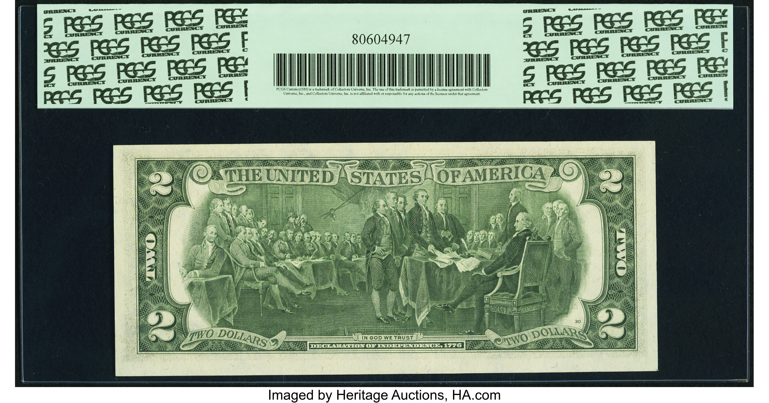 image for: Radar Serial Number 00899800 Fr. 1935-B* $2 1976 Federal Reserve Star Note. PCGS Very Choice New 64PPQ....