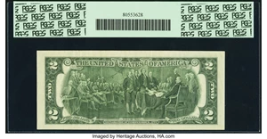image for: Low Serial Number 14 Fr. 1935-I $2 1976 Federal Reserve Note. PCGS Extremely Fine 40PPQ....