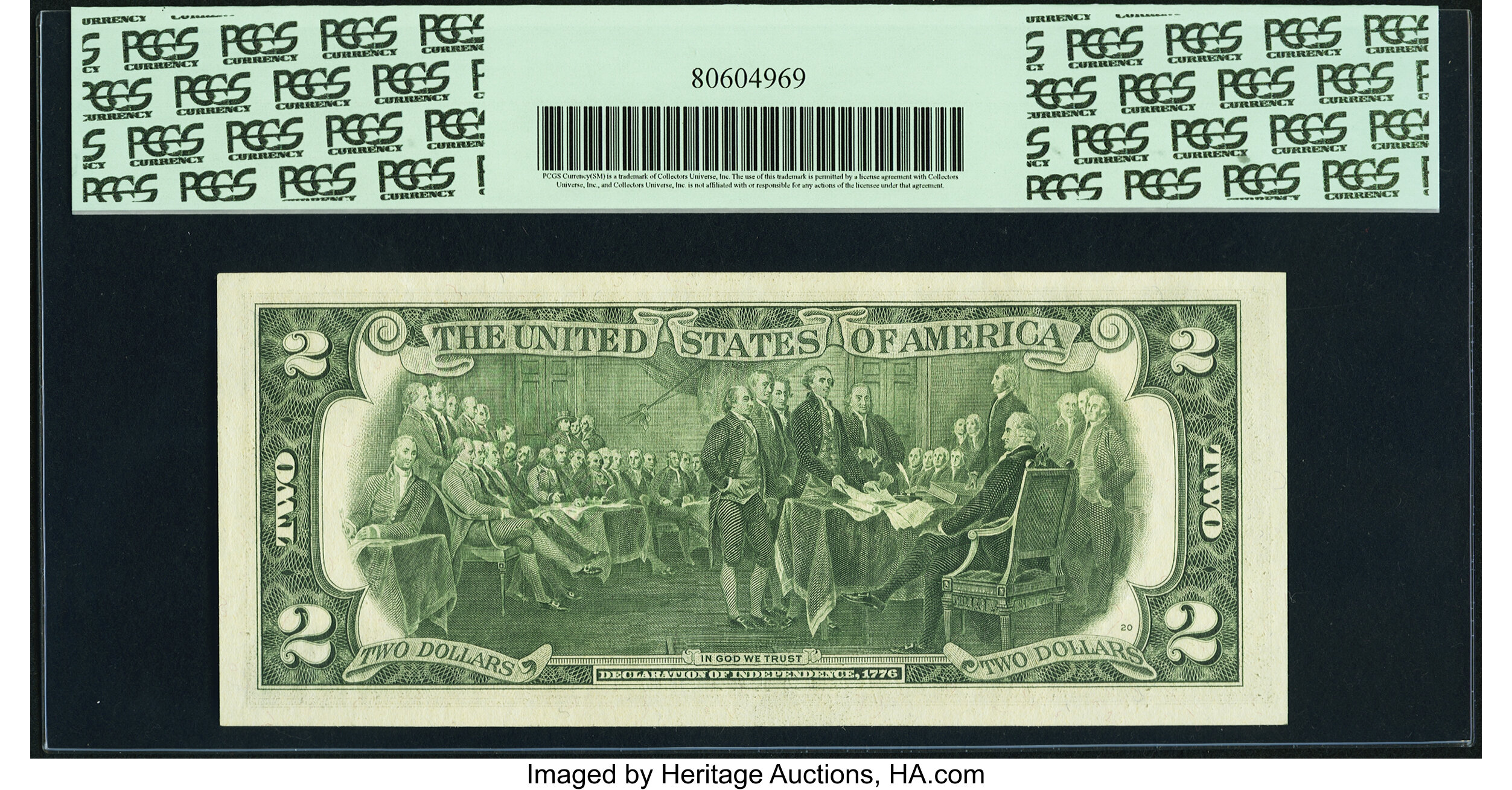 image for: Postally Cancelled First Day of Issue Fr. 1935-I* $2 1976 Federal Reserve Star Note. PCGS Very Choice New 64PPQ....