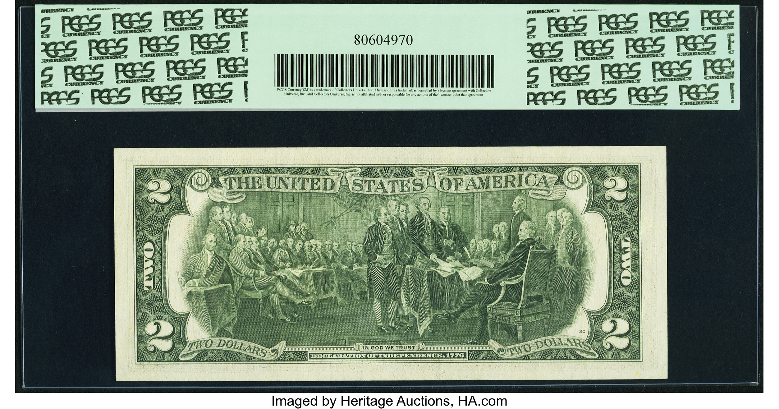 image for: Postally Cancelled First Day of Issue Fr. 1935-I* $2 1976 Federal Reserve Star Note. PCGS Very Choice New 64....