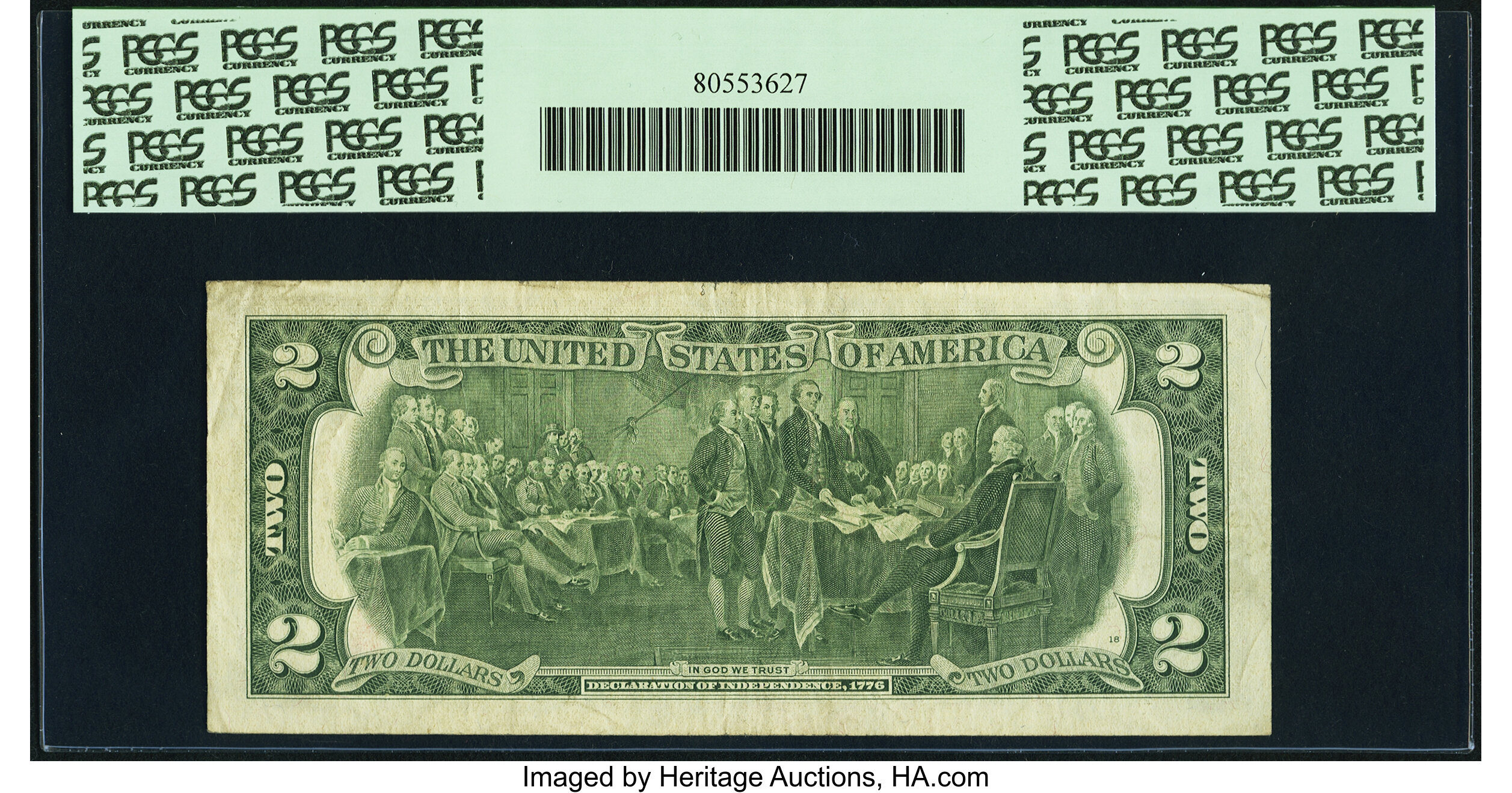 image for: Low Serial Number 70 Fr. 1935-I* $2 1976 Federal Reserve Star Note. PCGS Very Fine 25....