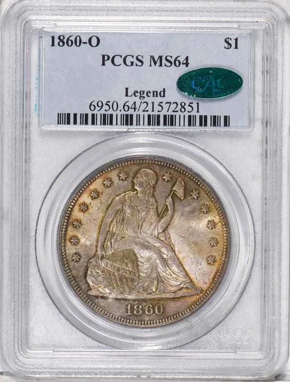 1860-O $1 MS64 thumbnail 3
