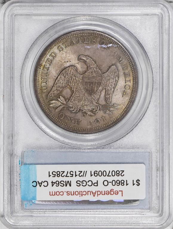 1860-O $1 MS64 thumbnail 4