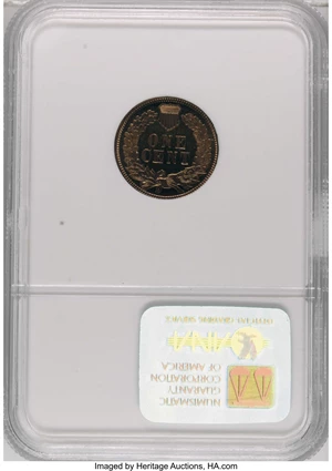 image for: 1896 1C PR64 Red NGC. NGC Census: (26/18). PCGS Population (23/11). Mintage: 1,862. Numismedia Wsl. Price for NGC/PCGS coin...
