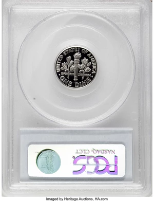 image for: 2004-S 10C Clad PR70 Deep Cameo PCGS. PCGS Population (42/0). NGC Census: (0/0). Numismedia Wsl. Price for NGC/PCGS coin i...