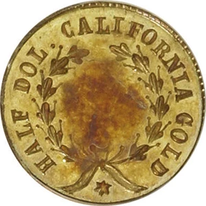 image for: 1854 50C Liberty Round 50 Cents, BG-431, Low R.5, MS62 PCGS. PCGS Population (12/16). NGC Census: (2/0). (#10467)...