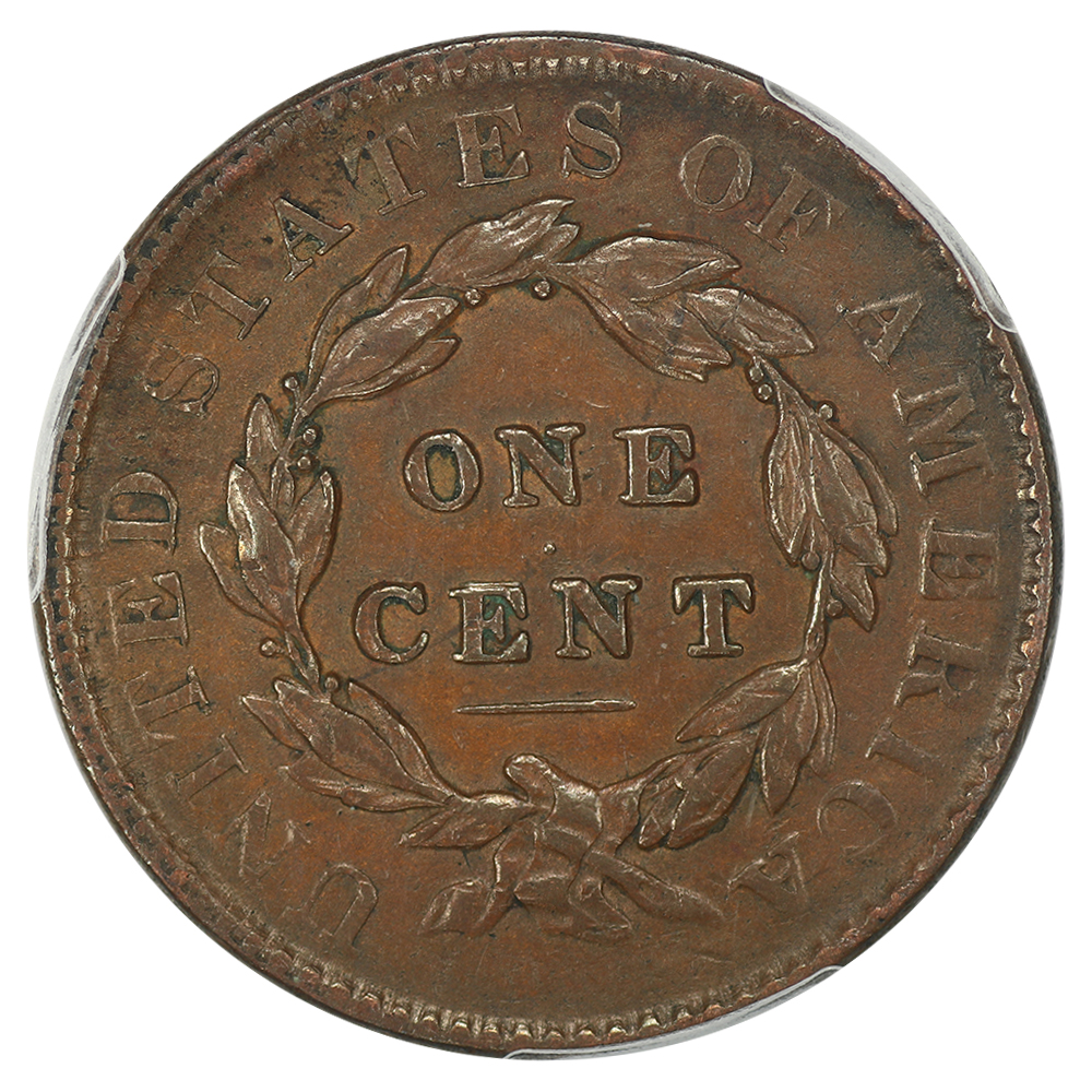 image for: 1834 1c PCGS VF35 (Large 8  Large Stars  Medium Letters)