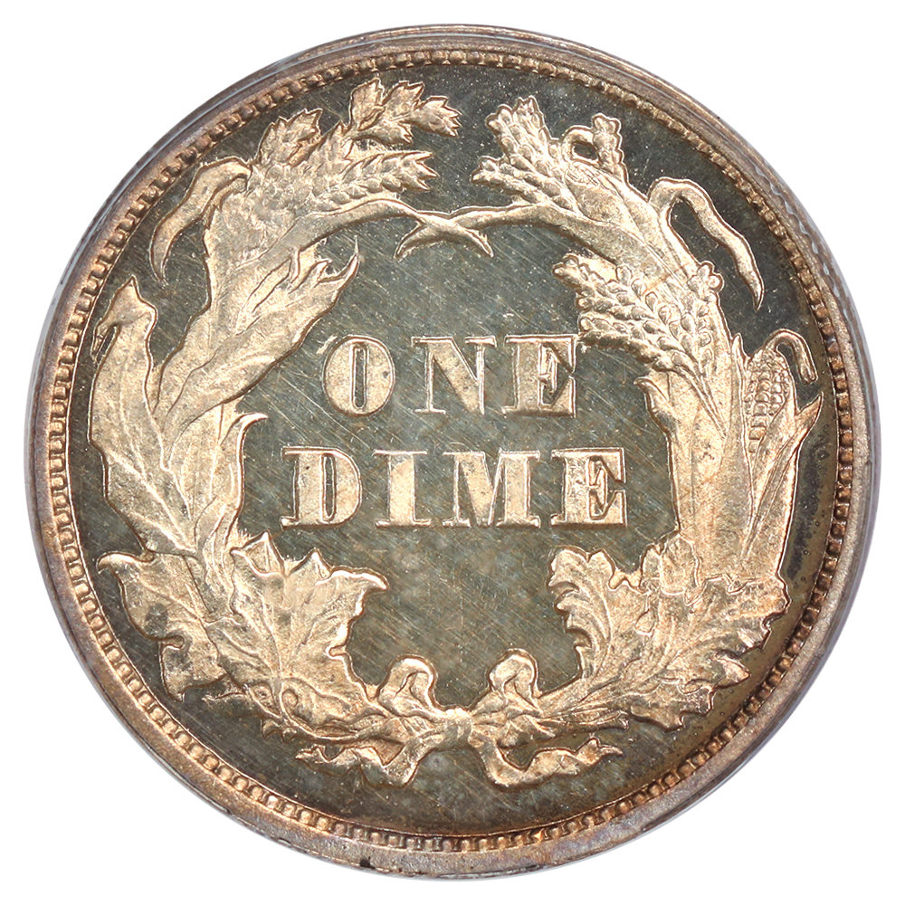 image for: 1875 10c PCGS/CAC Proof 62 DCAM