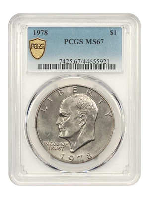 image for: 1978 $1 PCGS MS67
