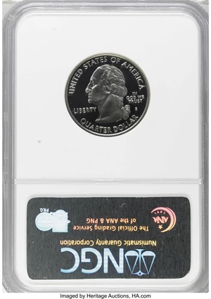 image for: 2001-S 25C North Carolina Clad PR70 Deep Cameo NGC. NGC Census: (0/0). PCGS Population (60/0). Numismedia Wsl. Price for N...
