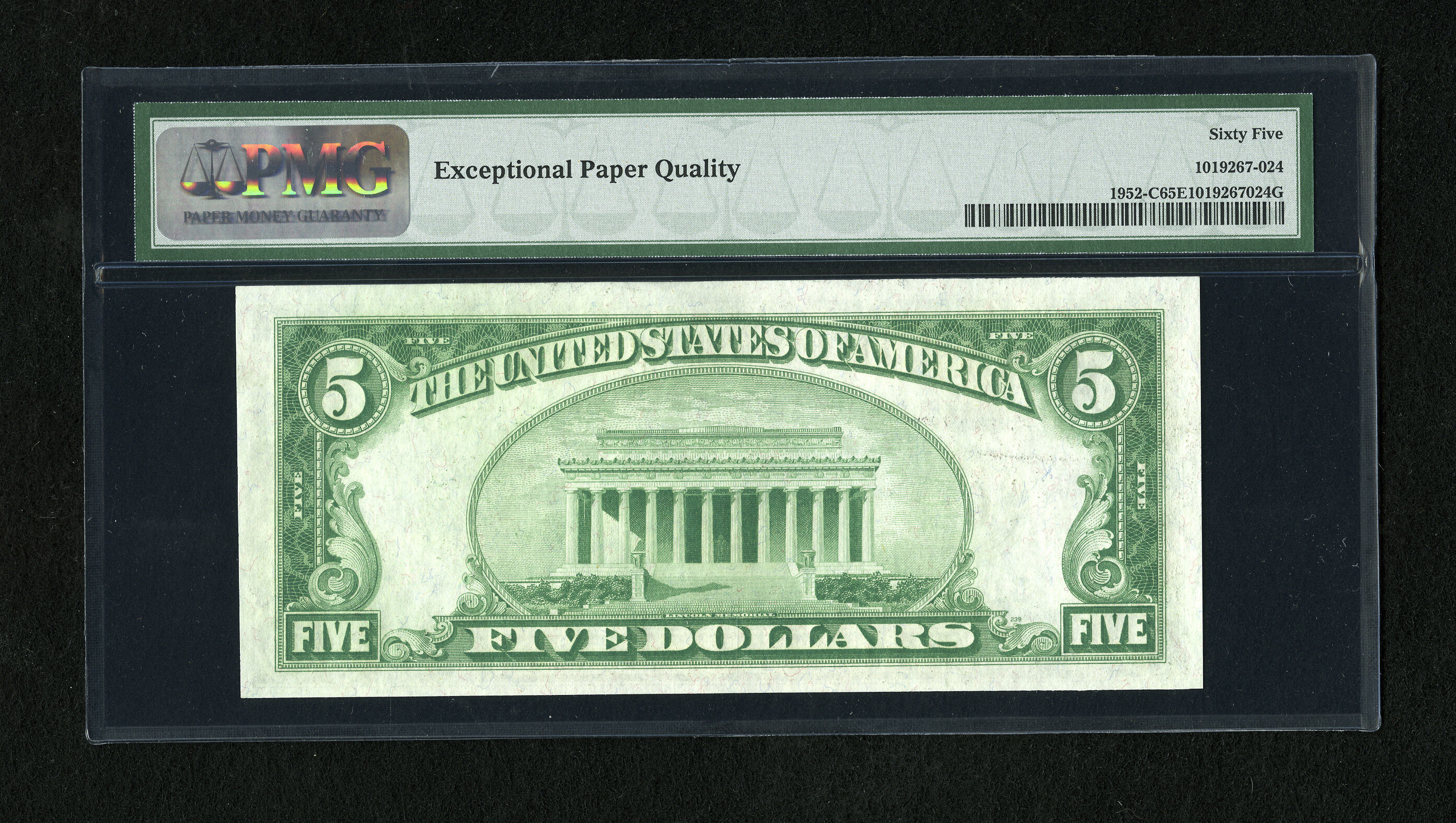 image for: Fr. 1952-C $5 1928B Federal Reserve Note. PMG Gem Uncirculated 65 EPQ....
