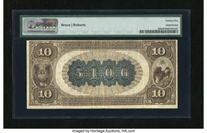 image for: Chicago, IL - $10 1882 Brown Back Fr. 489 The Corn Exchange NB Ch. # 5106...