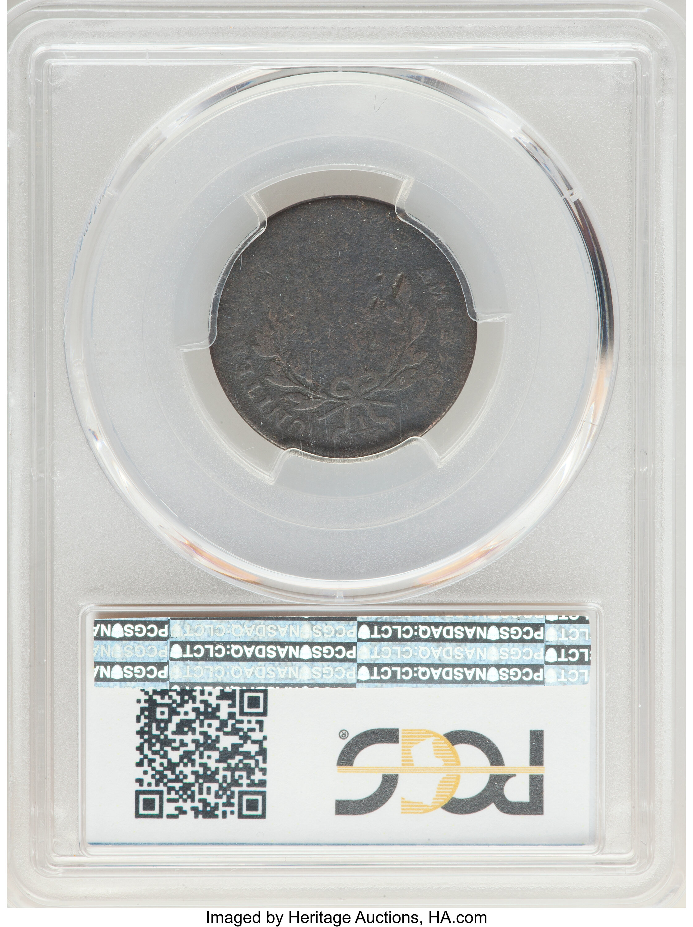 1797 1/2c Plain Edge, Centered Head MS BN G4 BN thumbnail 2