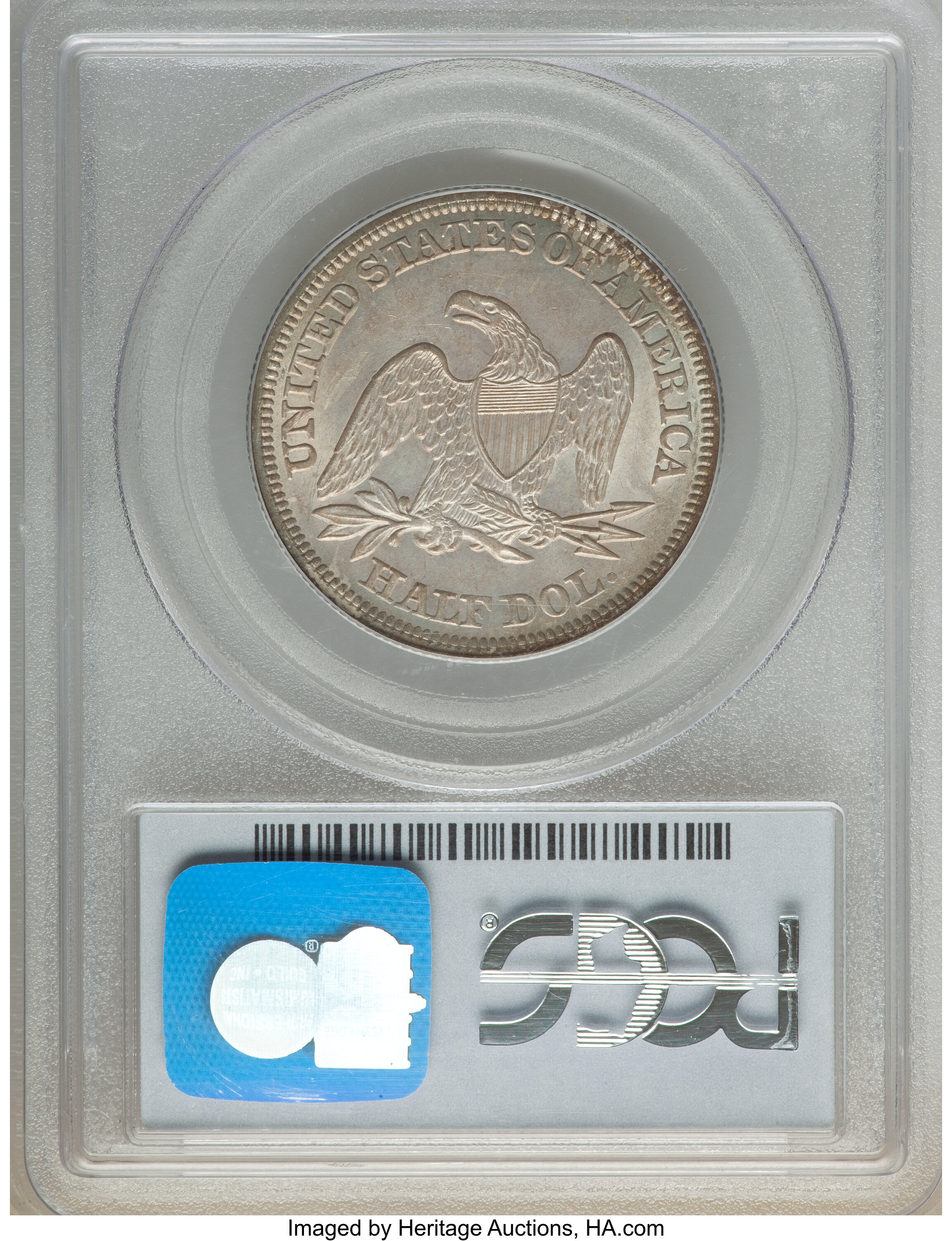 1858 50c MS67 thumbnail 5