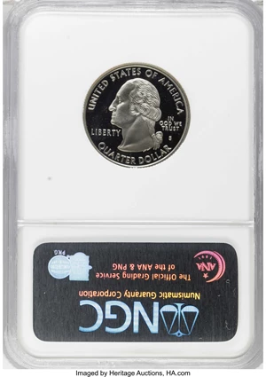image for: 1999-S 25C Connecticut Clad PR70 Deep Cameo NGC. NGC Census: (0/0). PCGS Population (53/0). Numismedia Wsl. Price for NGC/...